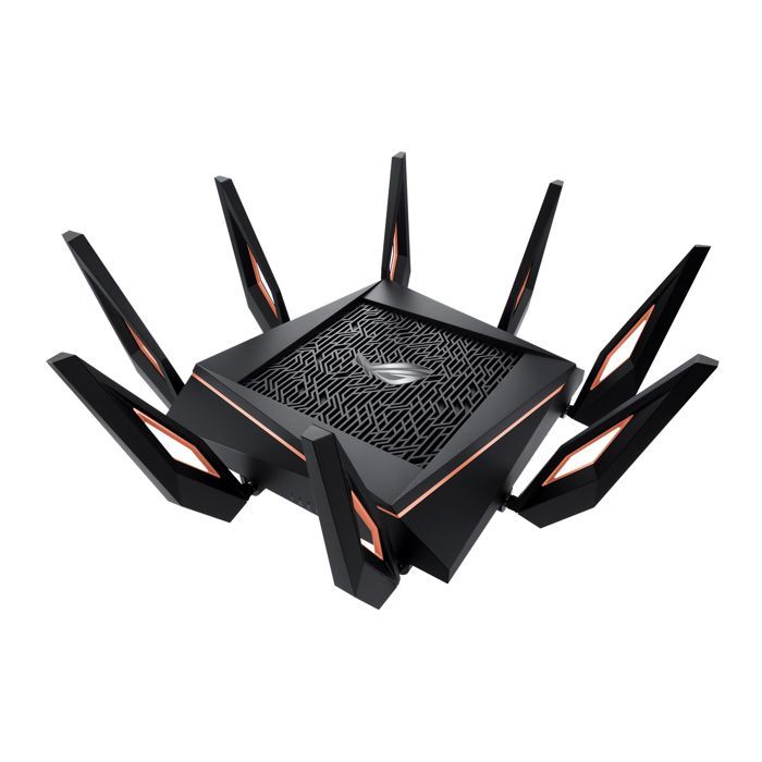 Routeur sans fil ASUS ROG Rapture GT-AX11000 - Wi-Fi 6 - 1,25 Go/s - 8 antennes - Ethernet - VPN