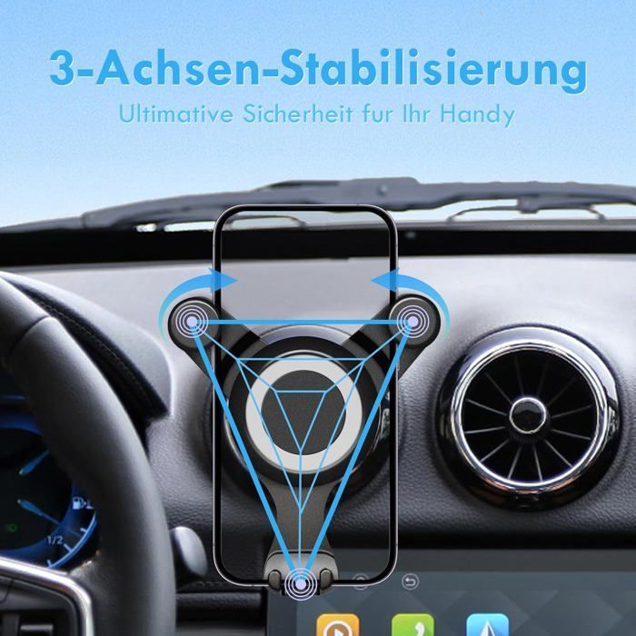FRIENDS - PHONE MOUNT - Round car air vent mount for Mercedes Benz ABCES GLA GLC GLE GLS AMG W205 W213 - 120