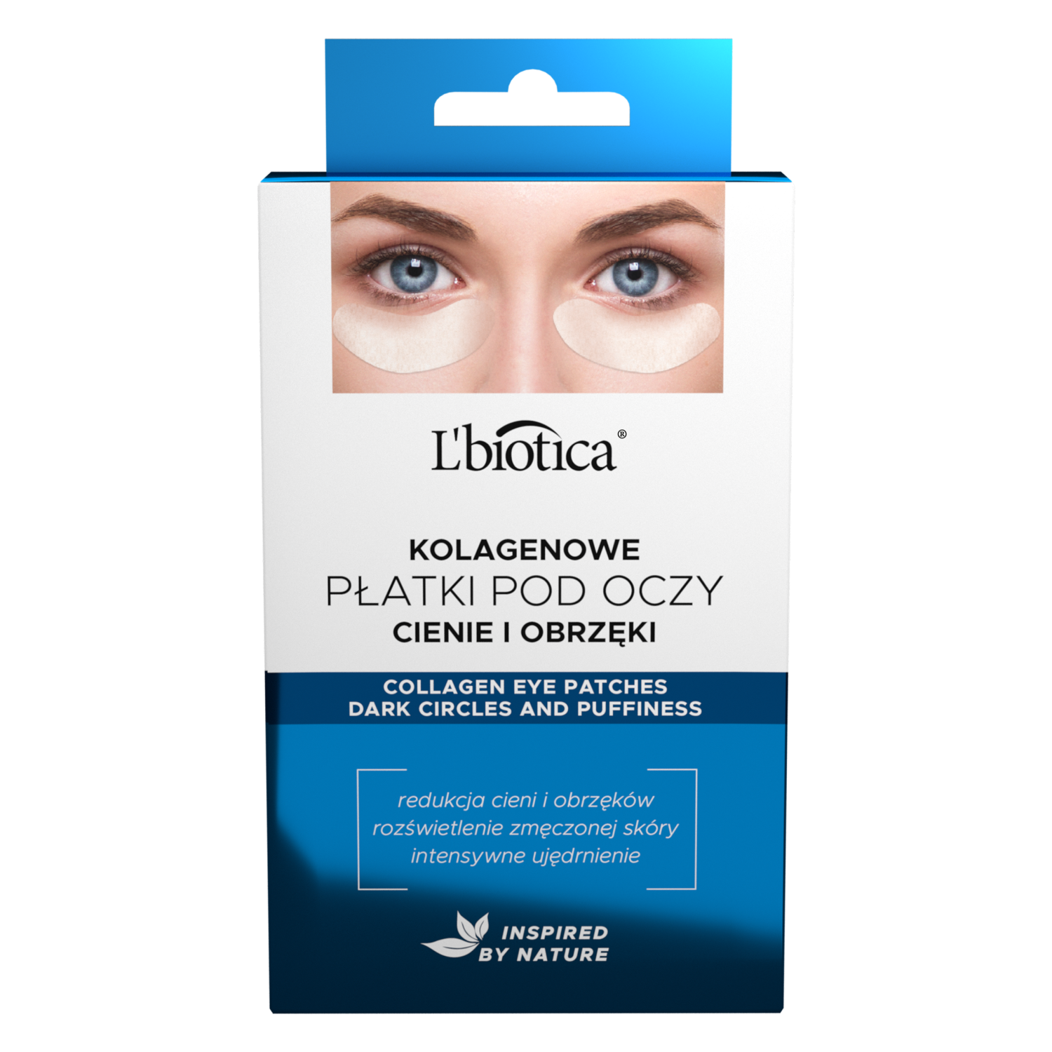 L'Biotica oogpatches die donkere kringen en wallen verminderen, 3x2 stuks