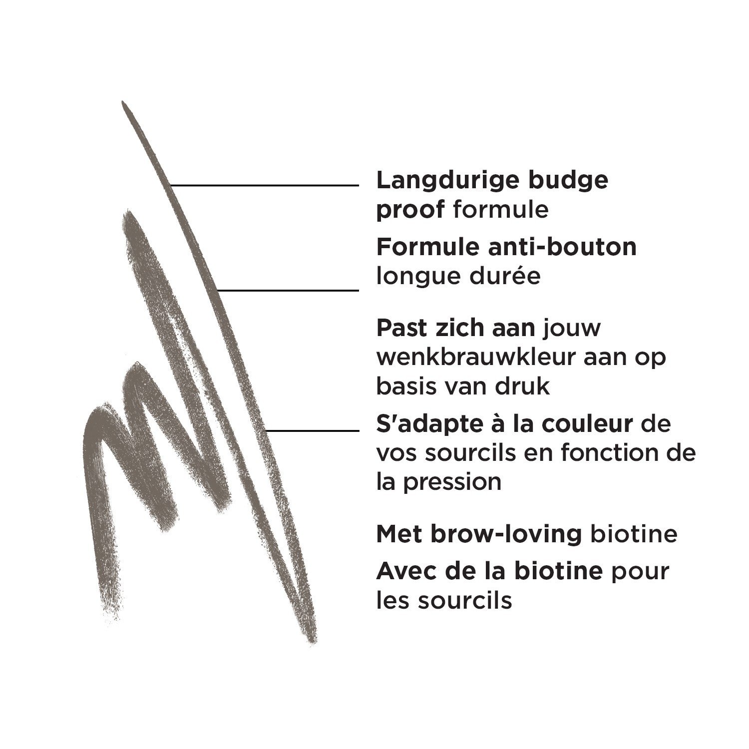 IT Cosmetics BROW POWER™ universalus antakių pieštukas – 0,16 g