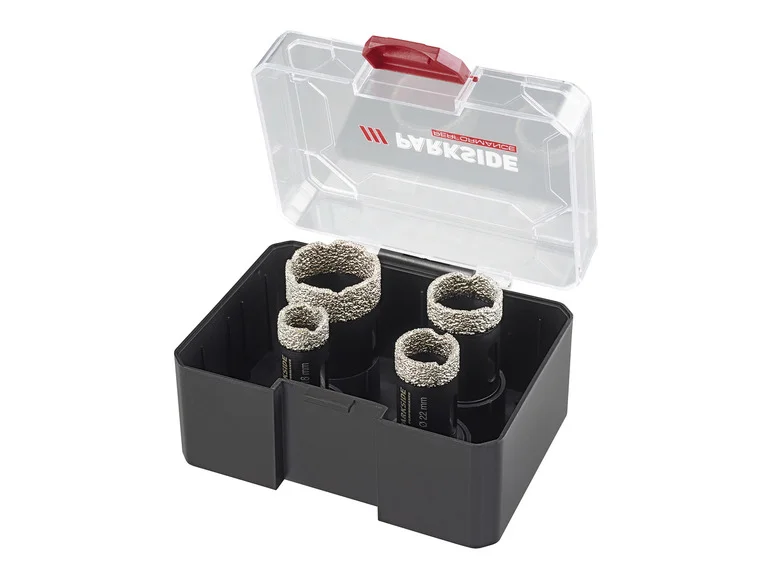 Conjunto de trepanação diamantada PARKSIDE PERFORMANCE® PDBK 3 A1