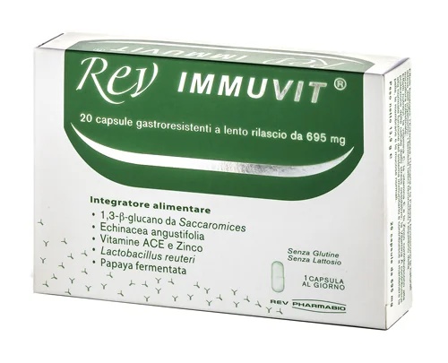 REV Rev Immuvit Immunostimulerend voedingssupplement 20 tabletten