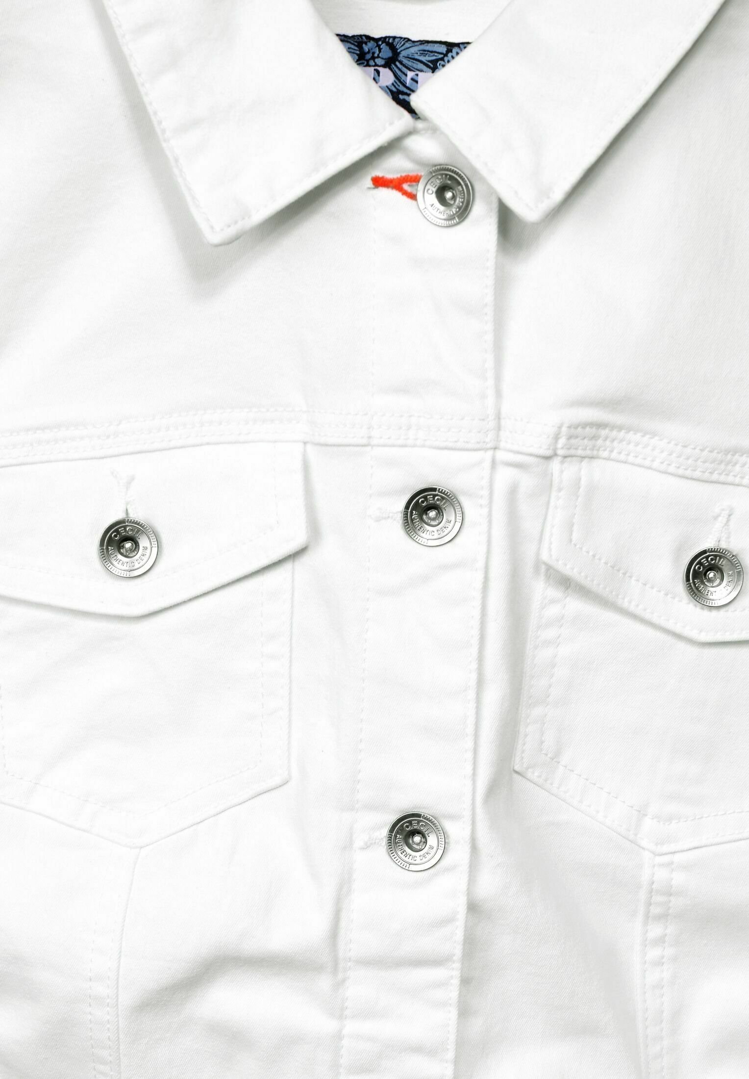 Veste en jean Cecil - blanche