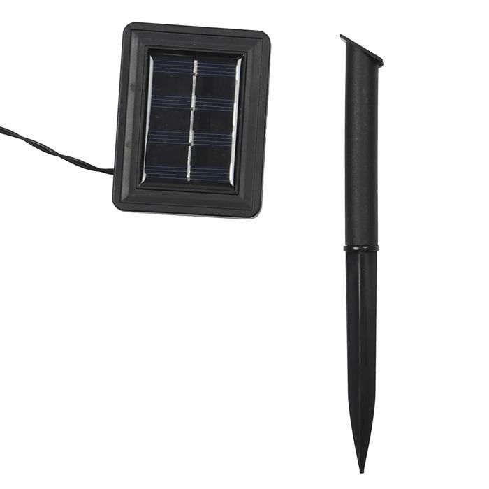Solar lichtslinger - Home Deco Factory - 20 witte LED-lampjes - Wit