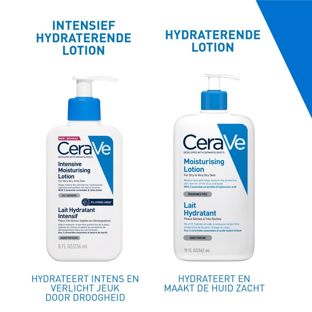 CeraVe Intenzívne hydratačné telové mlieko - 473 ml