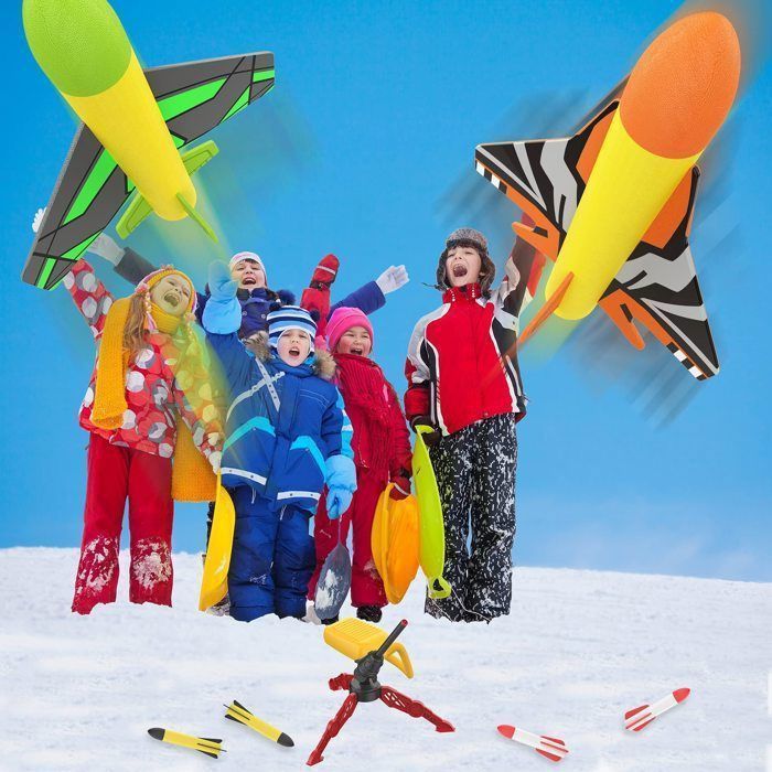 Spielzeug für 3-Jährige, Raketenspielzeug für Jungen, Kinderspiele für 4- bis 9-Jährige, Weihnachtsspiele, Spiele für draußen, Geschenk für Mädchen und Jungen