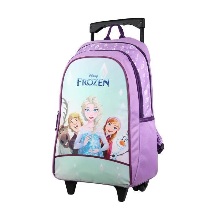 Mochila con ruedas - DISNEY - Frozen Morado - Niña - Multicolor