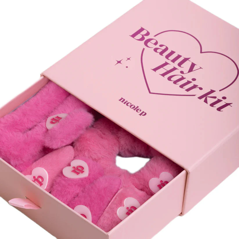 Accessori Kit Beauty Hair - Cofanetti per Capelli, Forcine e Mollette, Fermagli ed Elastici