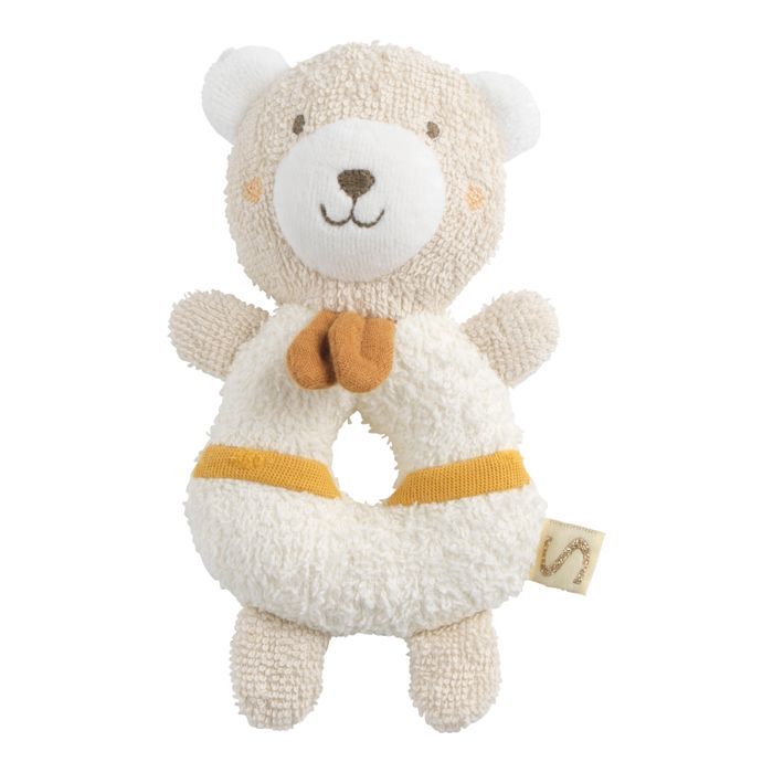 Hochet bébé en coton bio - PETIT SOLEIL