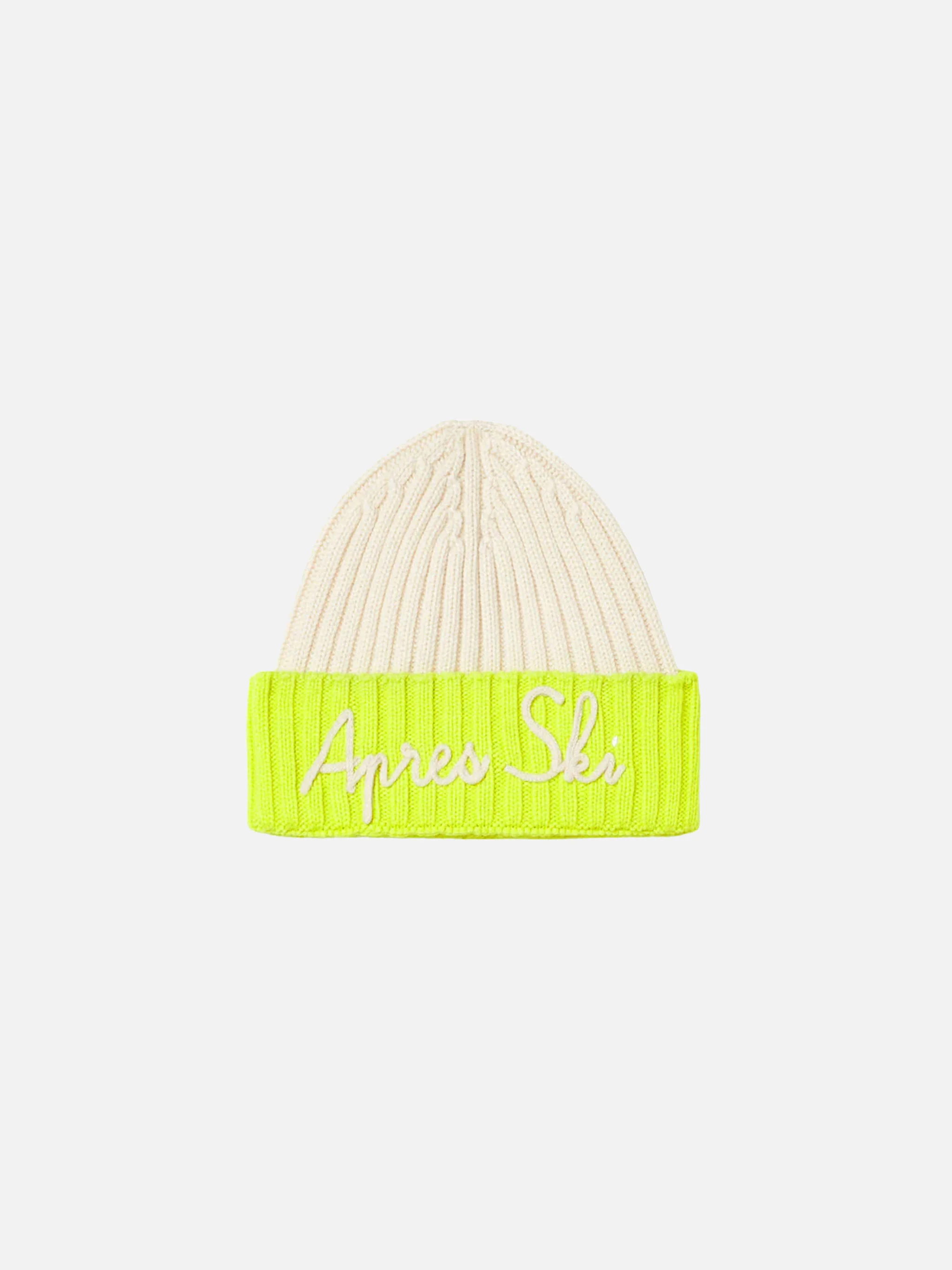 Gorro de punto bordado Apres Ski para niños