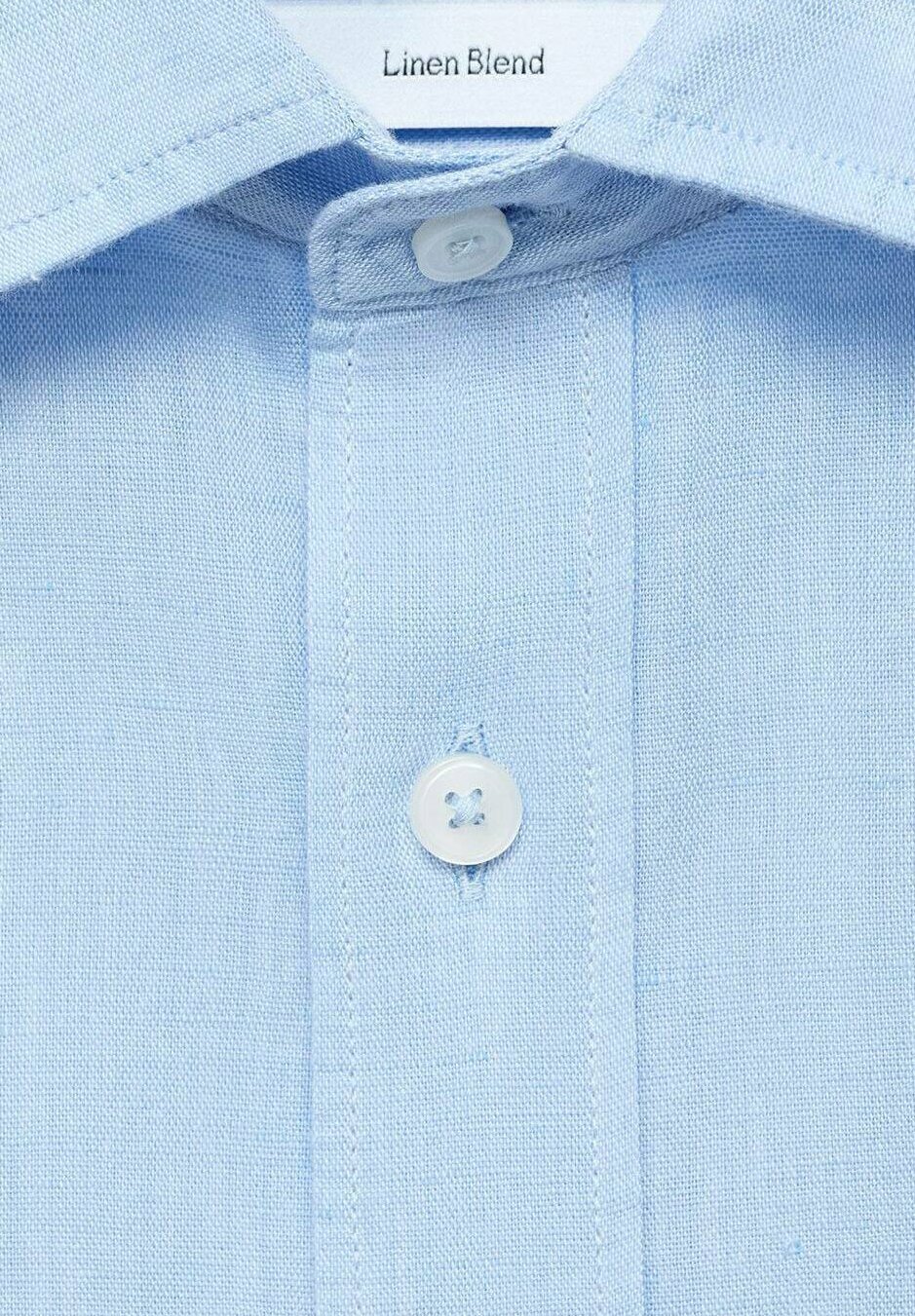 Mango POCKET - Shirt - lichtblauw