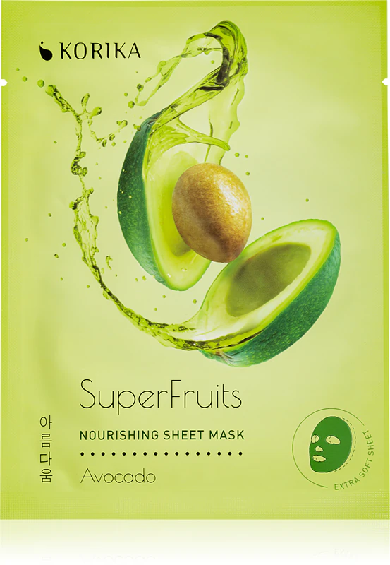 KORIKA SuperFruits Avocado Voedende Gezichtsmaskerset nu met korting.