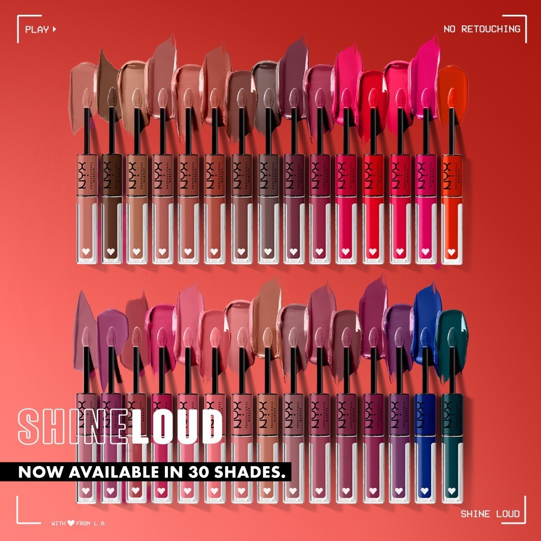 NYX Professional Makeup Lipstain Pride Makeup Shine Loud High Shine - 3,4 ml
