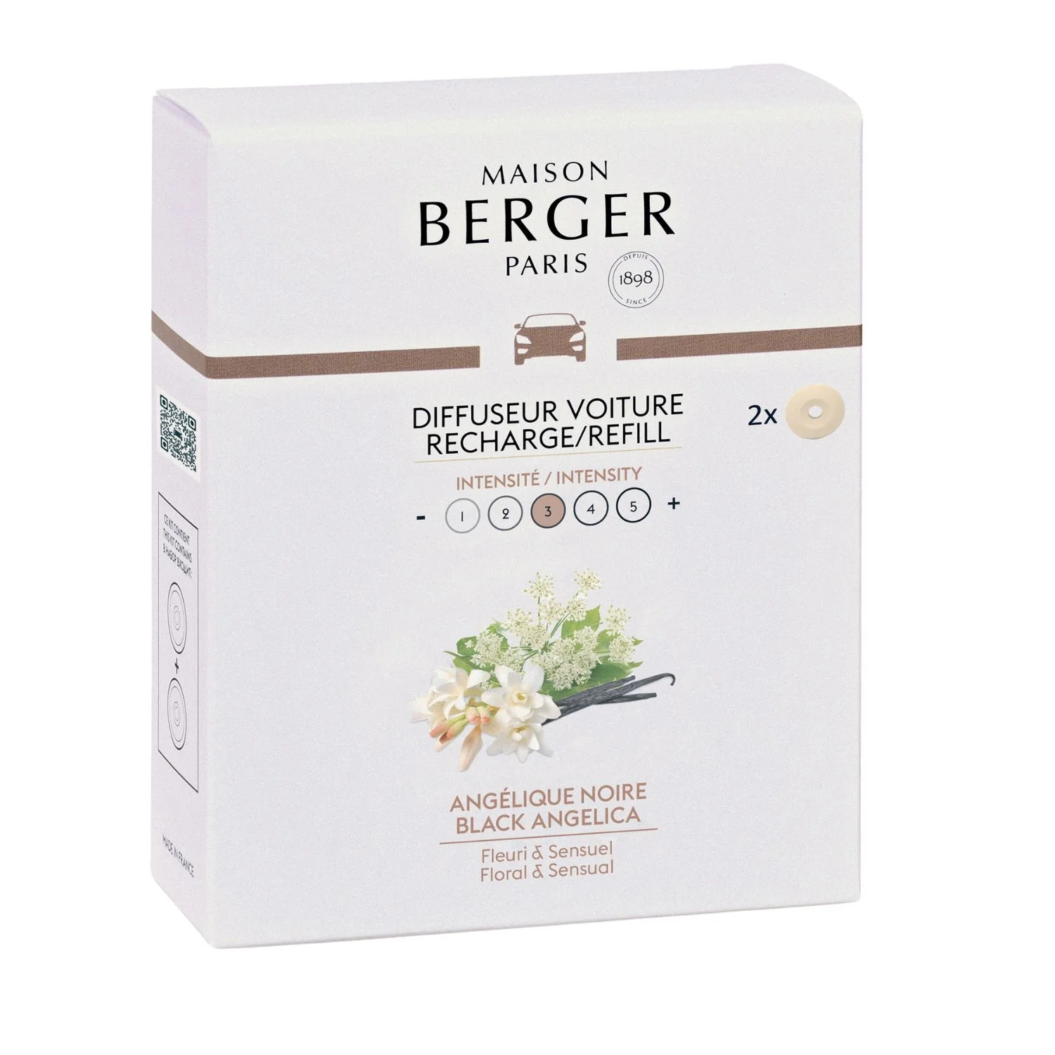 Diffuseur Voiture Ricarica Black Angelica - Profumo per Automobile