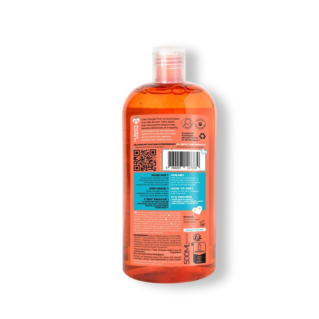 Energie Fruit gel douche monoi & huile de macadamia bio 98%