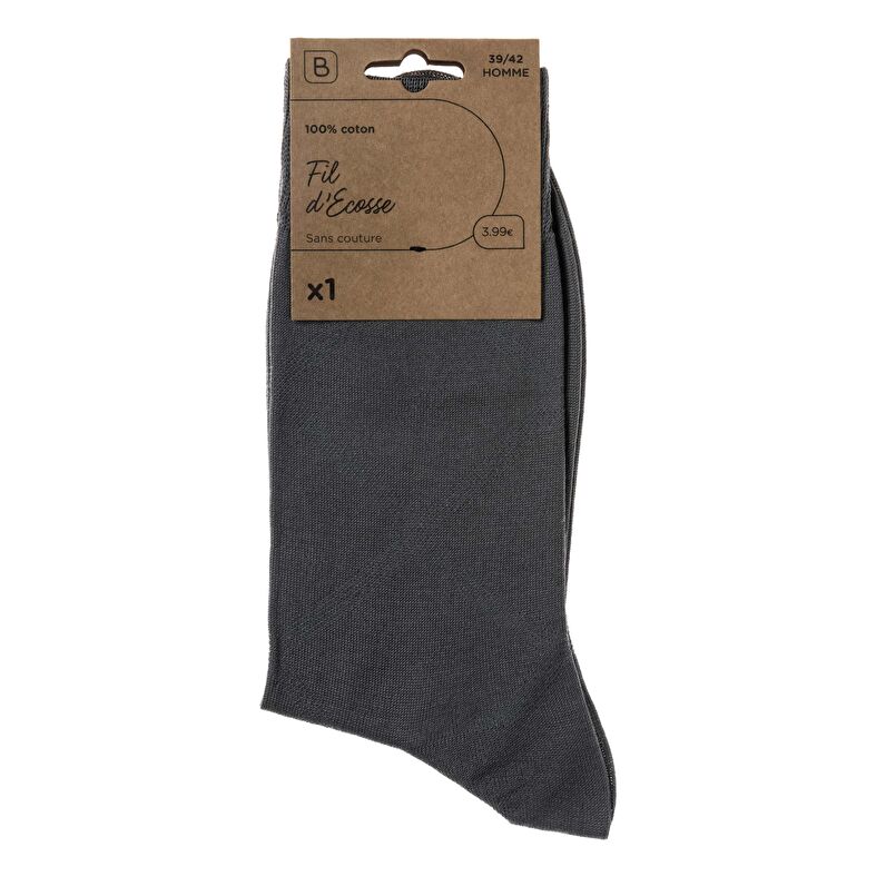 Calcetines y medias grises para hombre