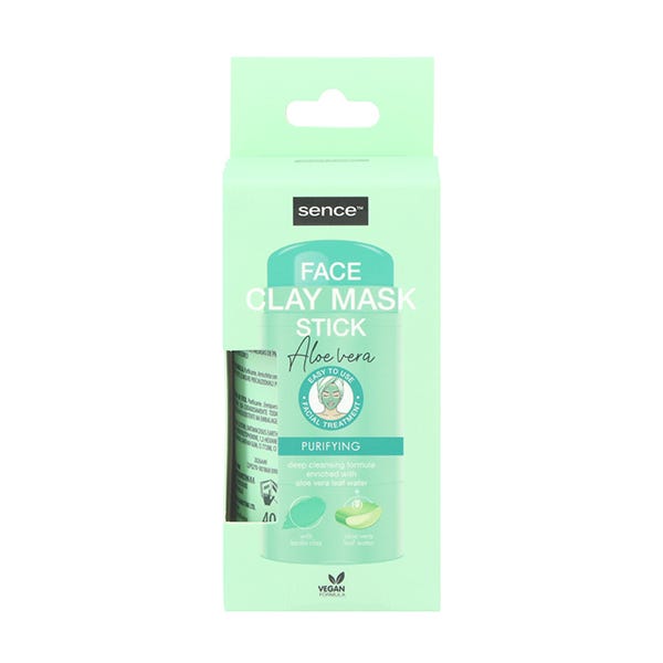 Ansigtsmaske med lerstift og aloe vera | 1UD