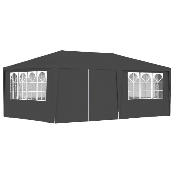 Namiot imprezowy Antracyt 4 x 6 m Polietylen vidaXL