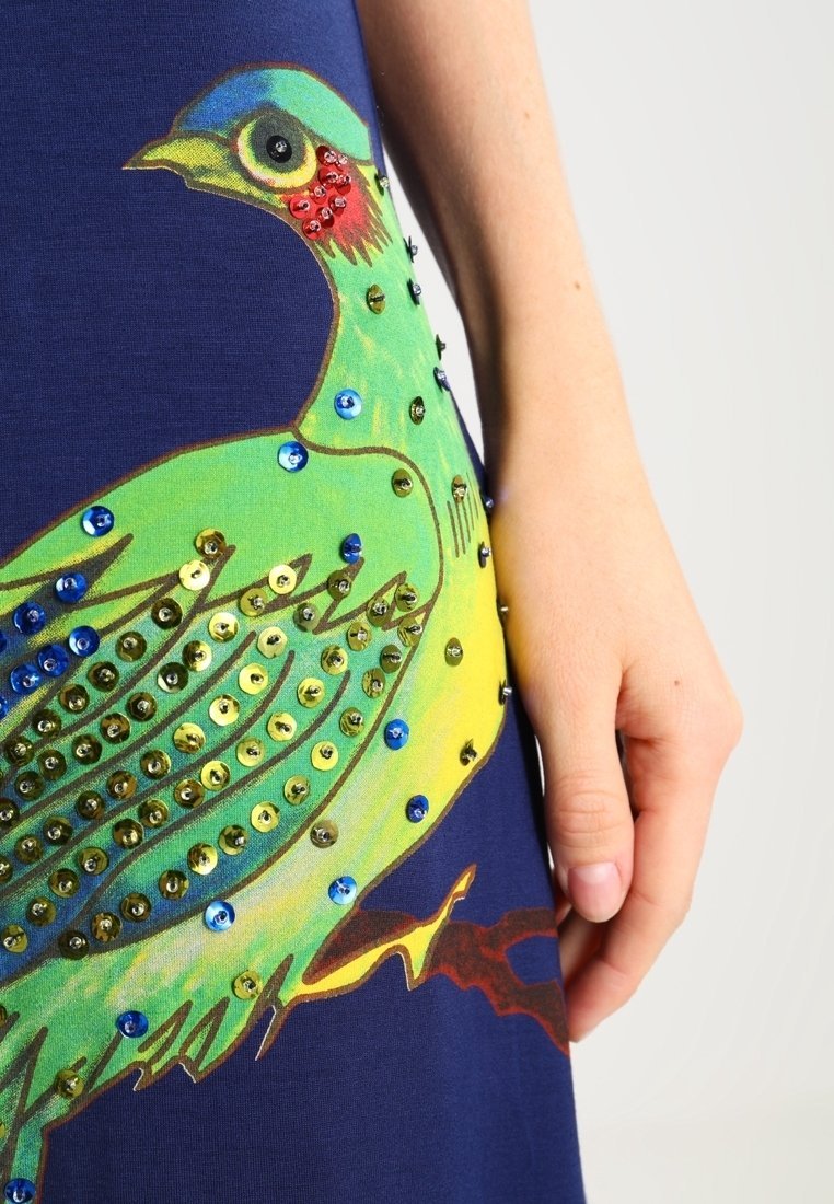Vestido Desigual Jersey - azul