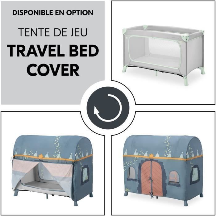 Lit de voyage - HAUCK - DREAM N PLAY PLUS - 60 x 120 cm - Dès la naissance - Pliable - Dusty Mint