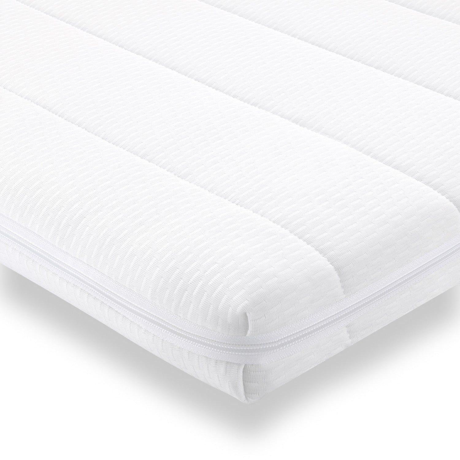 Cubrecolchón de 180x200 mm - Cubrecolchón de espuma de confort - Funda de microfibra - Cubrecolchón ortopédico suave - 5 cm de grosor