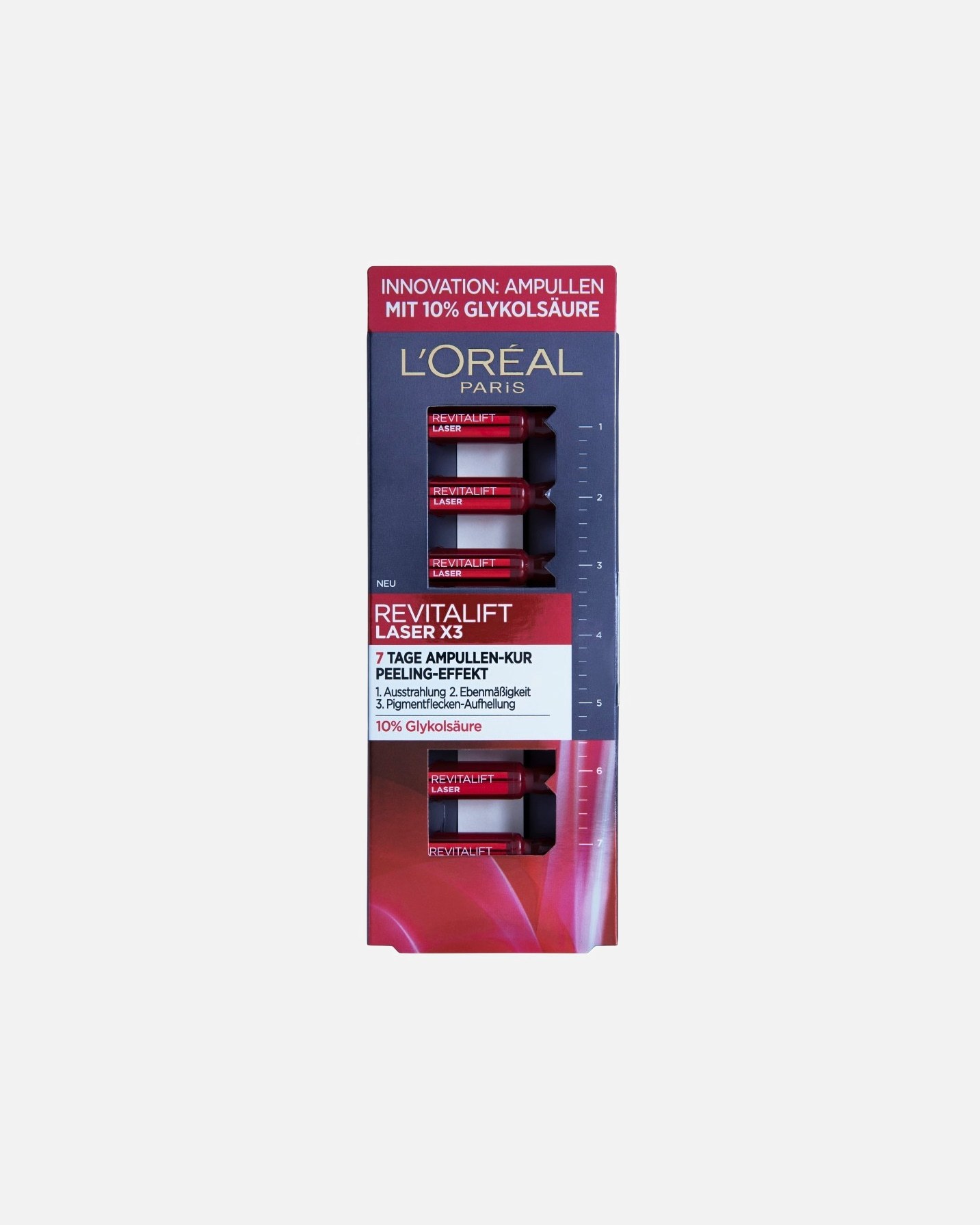 L'Oréal Paris Revitalift piling lica laserske ampule protiv starenja - 9,1 ml