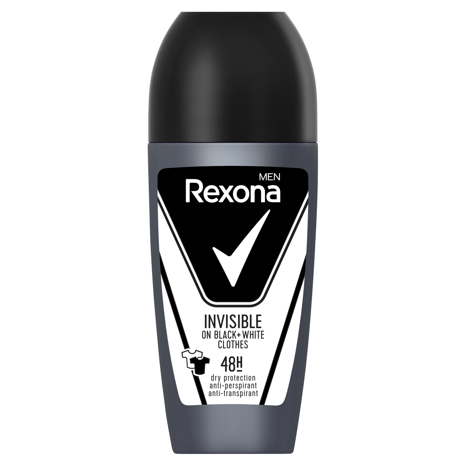 Rexona Men Invisible Noir et Blanc