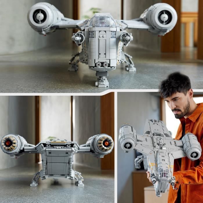 LEGO Star Wars 75331 Razor Crest, Maquette Vaisseau Spatial, Le Mandalorien, Collection UCS