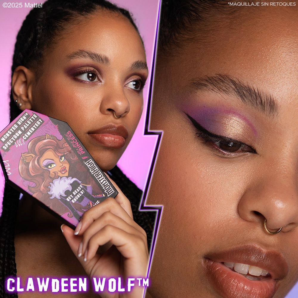 Monster High™ Spectrum палета Clawdeen™ Wolf палета сенки за очи Палете сенки за очи и шминка