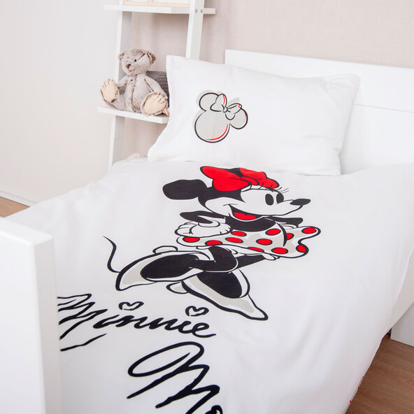 Lenjerie de pat Minnie Mouse, 100 x 135 cm