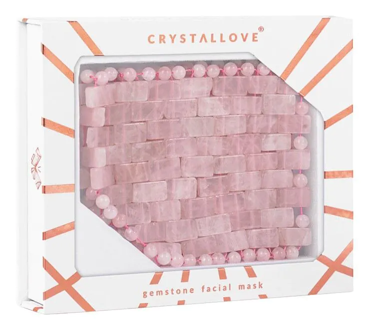 Crystallove Maska na Twarz i Ciało z Kwarcu Różowego