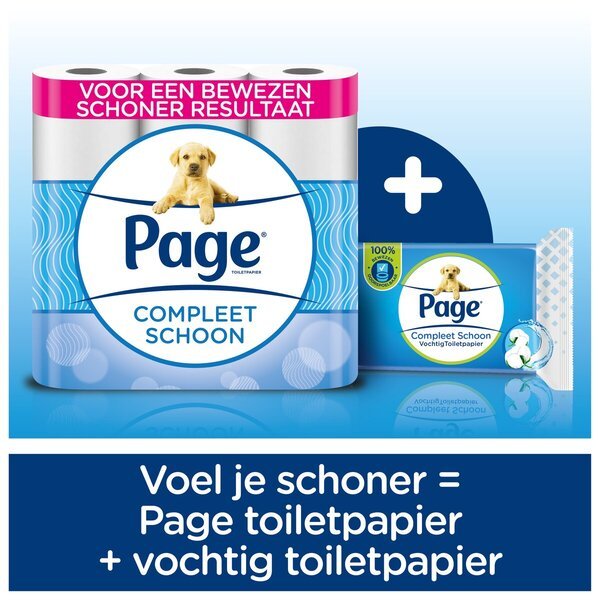 Toaletný papier Page Complete Clean<br>6 roliek