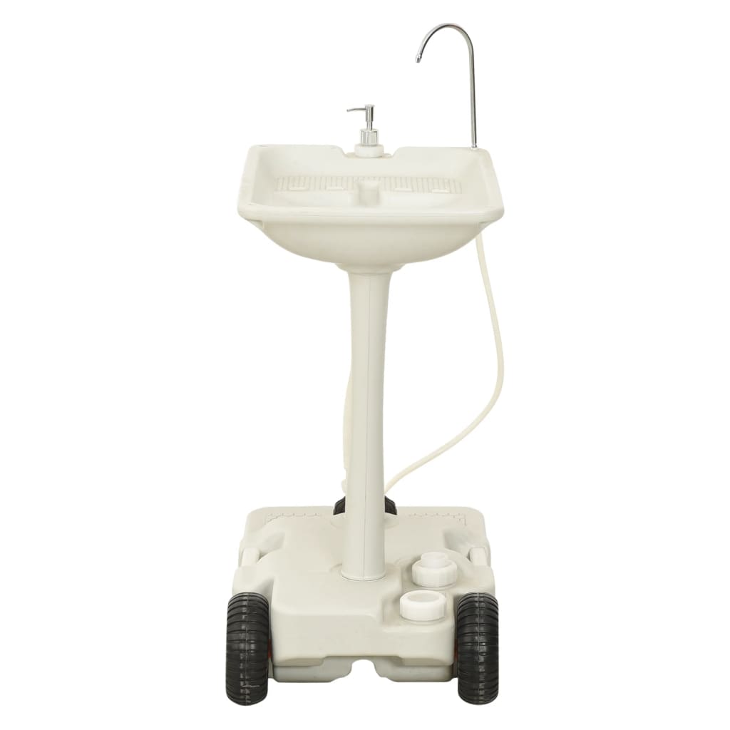  Vidaxl Tragbares Camping-Waschbecken und Wassertank-Set