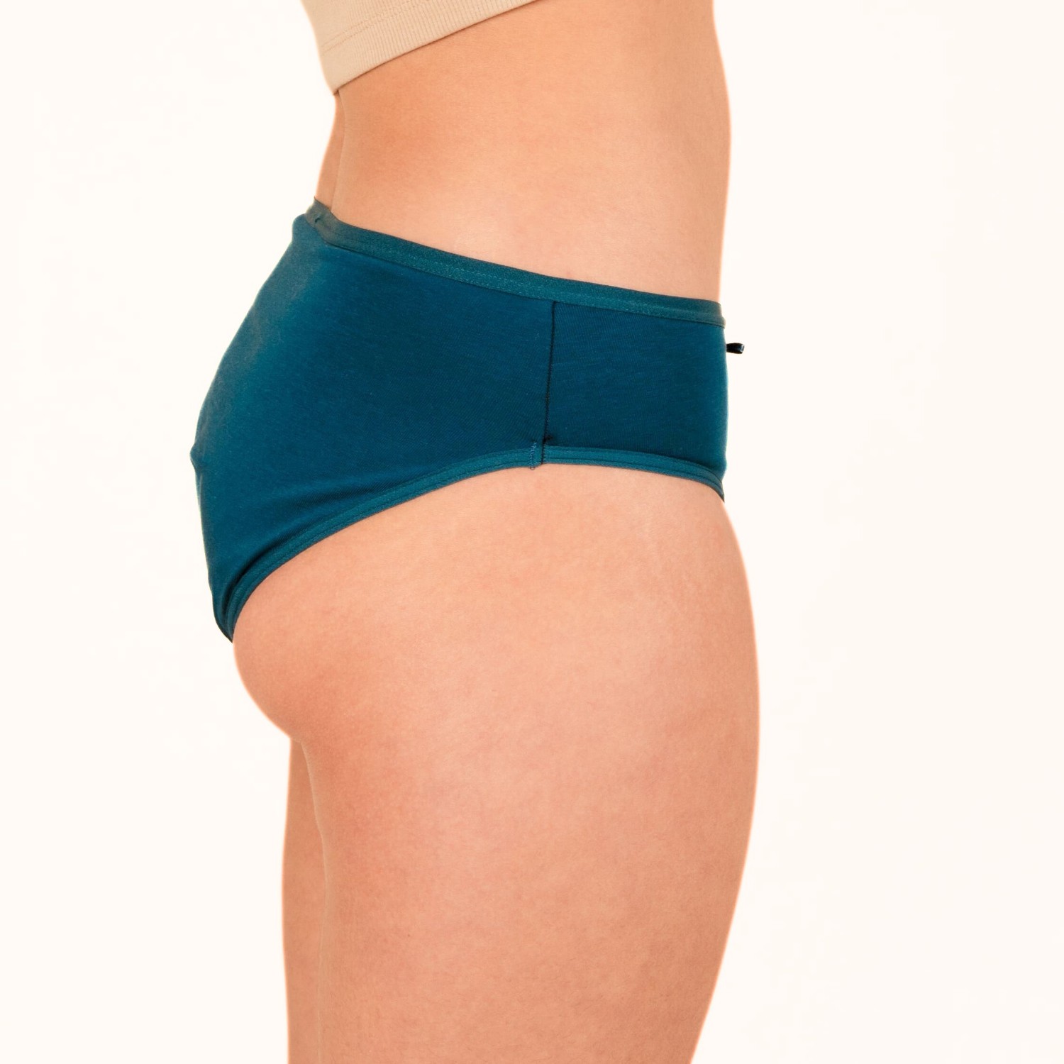 jho Culotte menstruelle bleu canard flux abondants