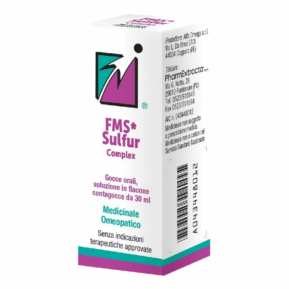 HOMEOPIACENZA Fms druppels met zwavelcomplex 30 ml