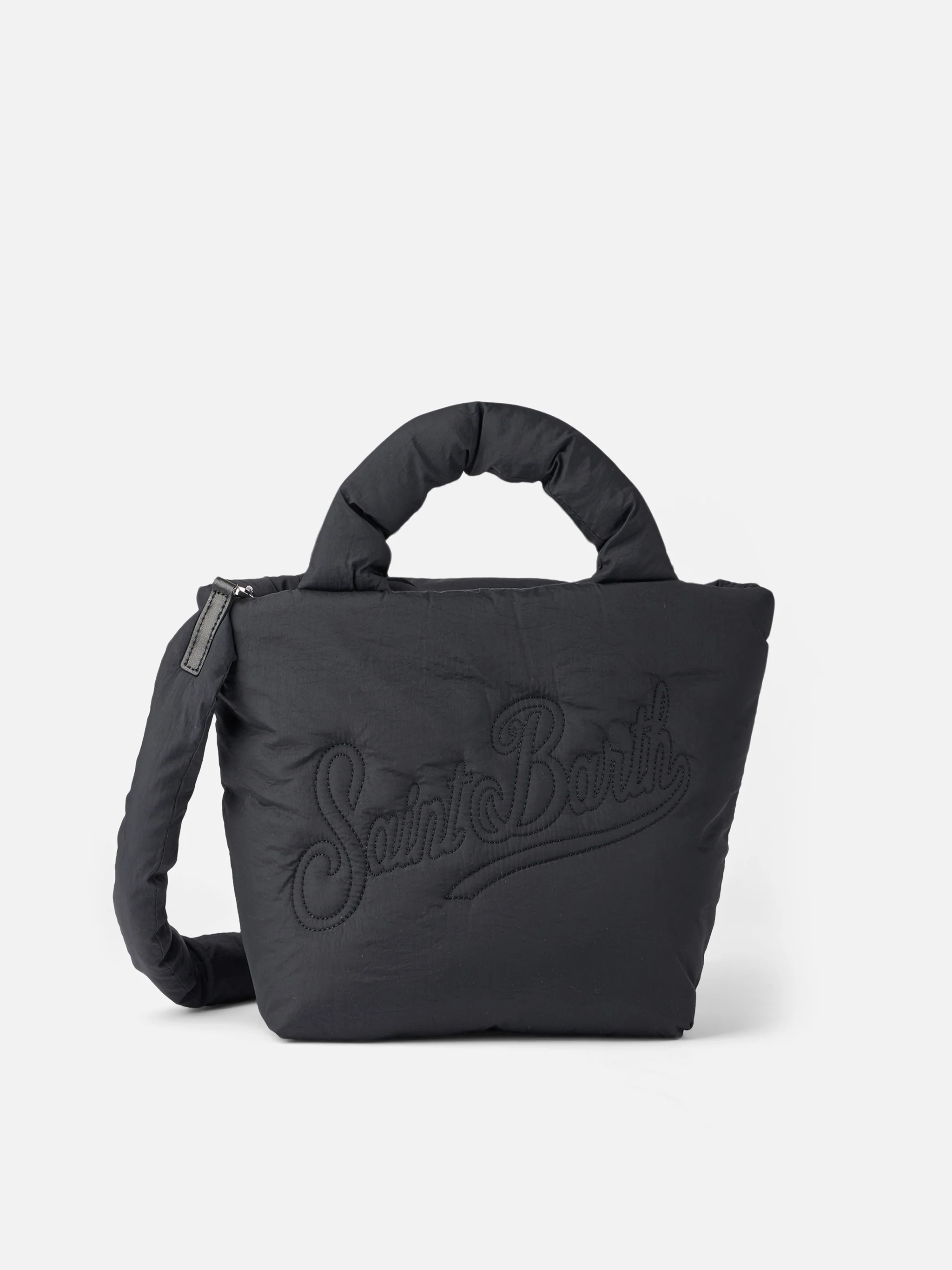 Colette Puffer zwarte handtas met schouderband