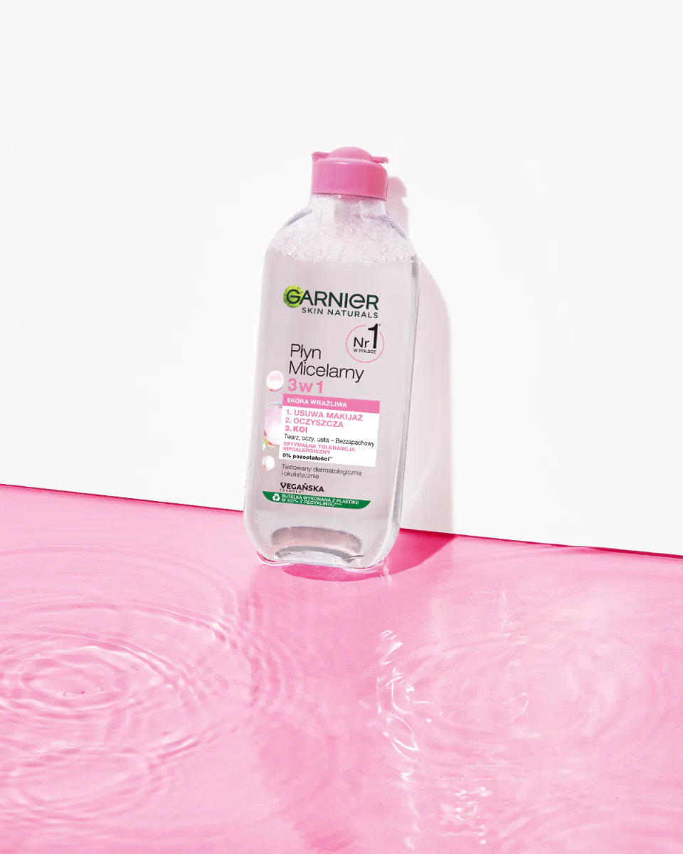 Garnier Skin Naturals Płyn micelarny do skóry wrażliwej 3w1