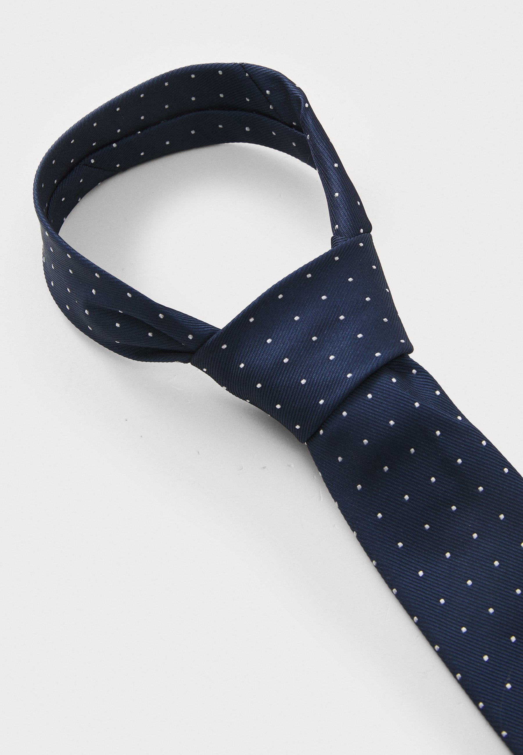 Calvin Klein SKOKIE PIN DOT - Stropdas - marineblauw