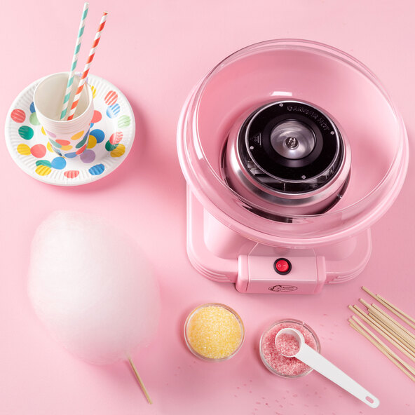 Cotton candy machine, pink