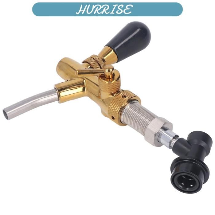 Sonew Robinet de bière G5/8 Beer Faucet Brass Stainless Steel Beer Faucet Adjustable Beer Tap With articles cuisine