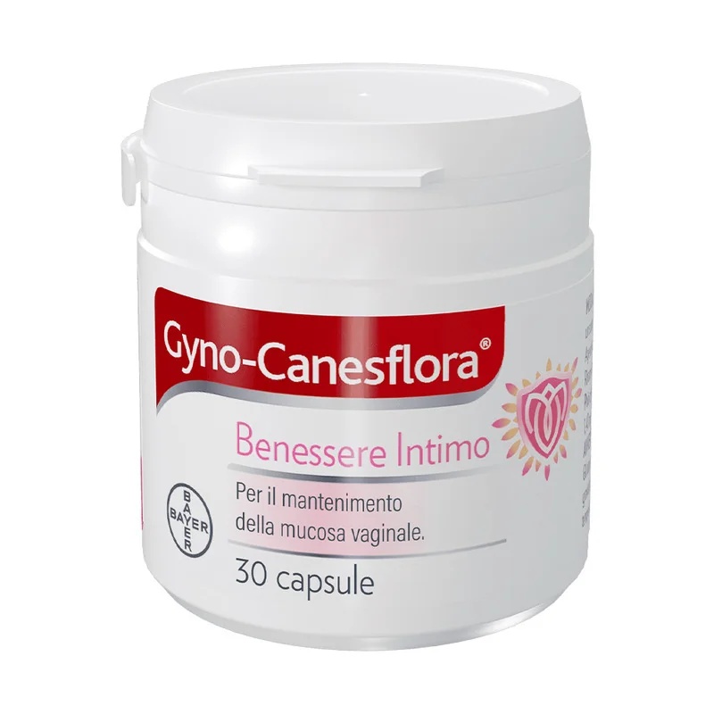 GYNOCANESTEN Gyno Canesflora Probiótico 30 cápsulas Cuidado íntimo para mujeres