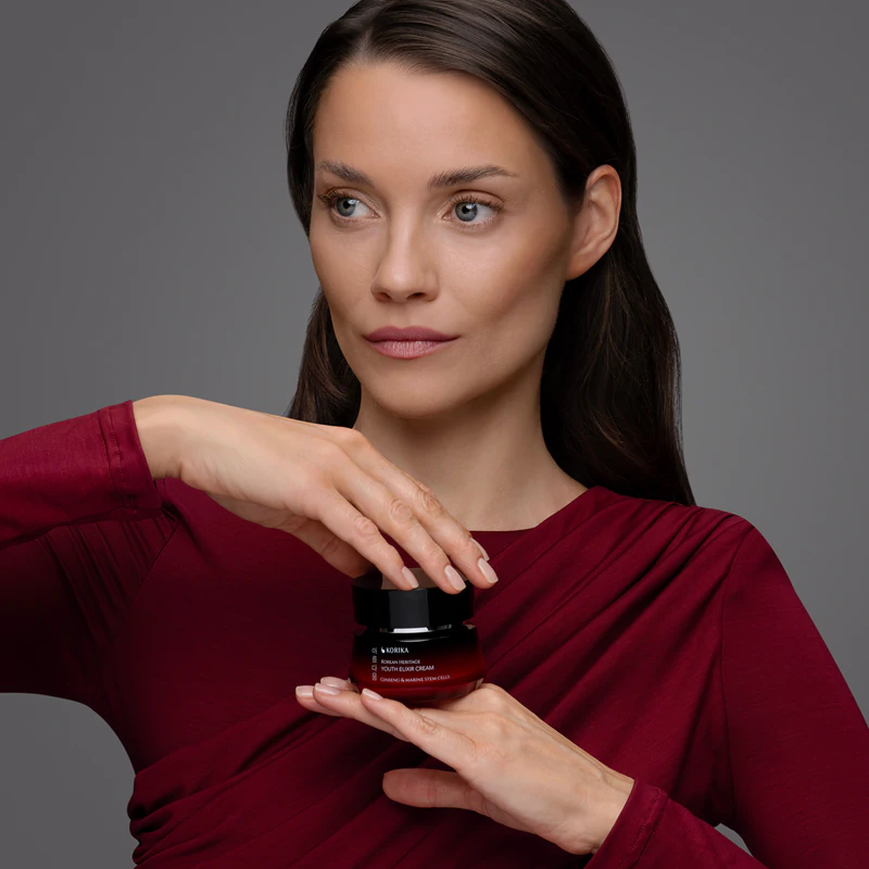 KORIKA Korean Heritage Ginseng & Marine Stem Cells Youth Elixir Cream Výživný antioxidační krém pro omlazení pleti