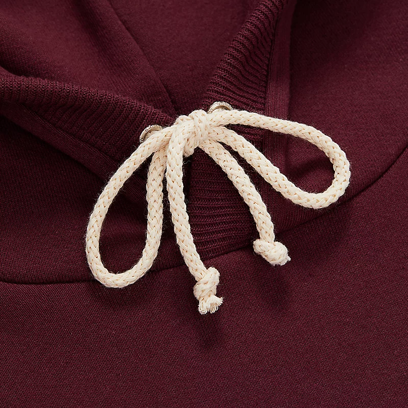 Herren-Hoodie „Core“, hergestellt in den USA – NB BURGUNDY