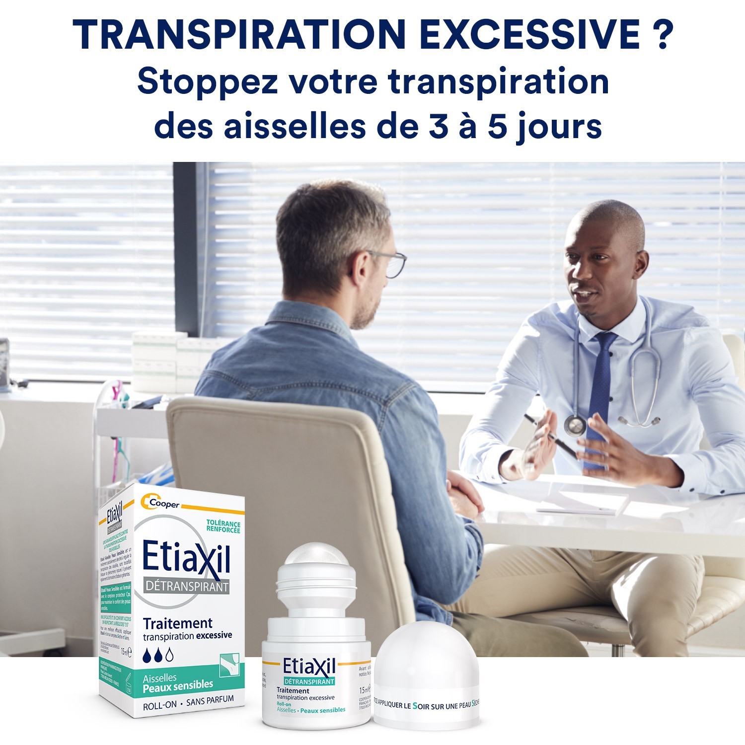 Etiaxil Détranspirant Aisselles SENSITIVE Peaux Sensibles