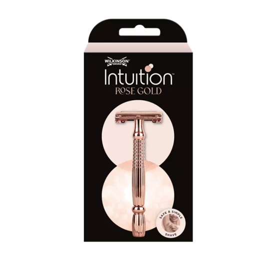 Wilkinson Sword Intuition Rose Gold maszynka do golenia dla kobiet rączka   10 wkładów