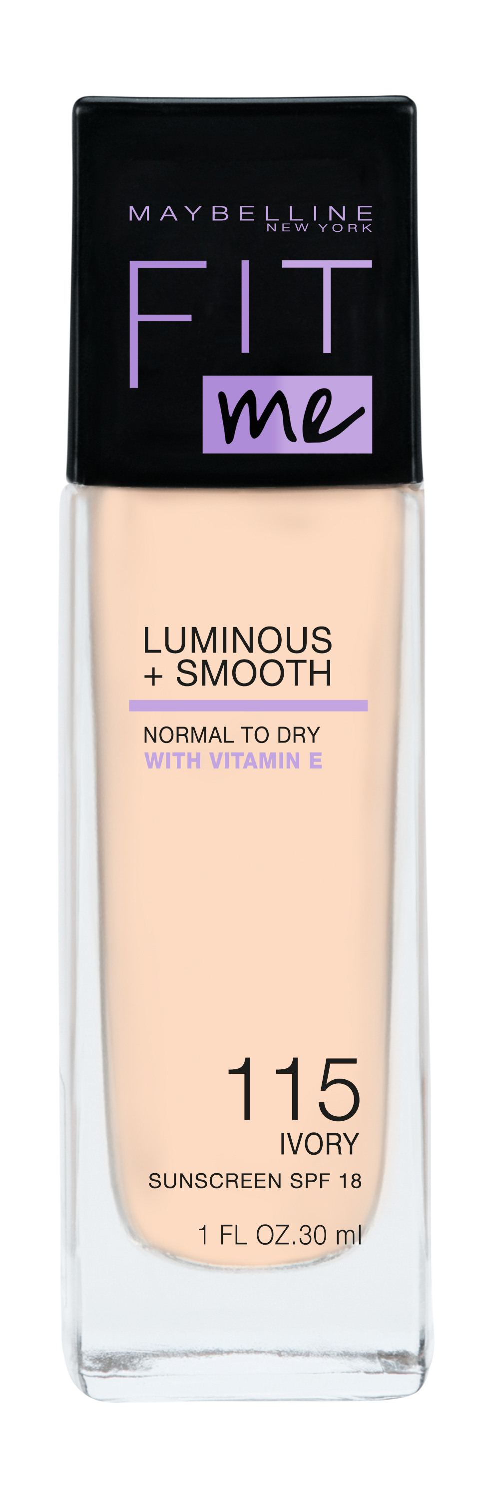 Fit Me Luminous + Smooth tekući puder boje slonovače - Maybelline