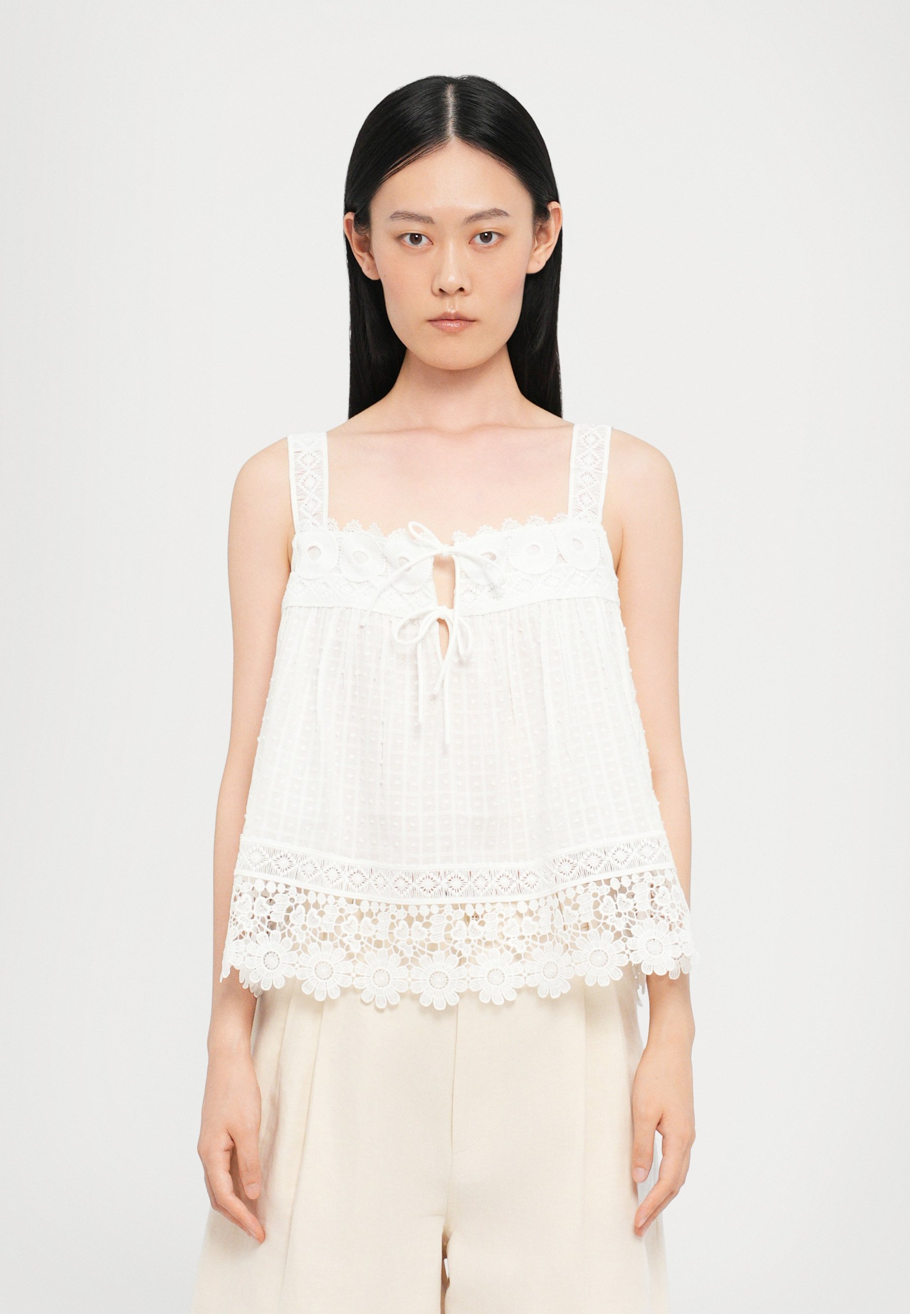 Blusa Hofmann Copenhagen MARGOT - branca