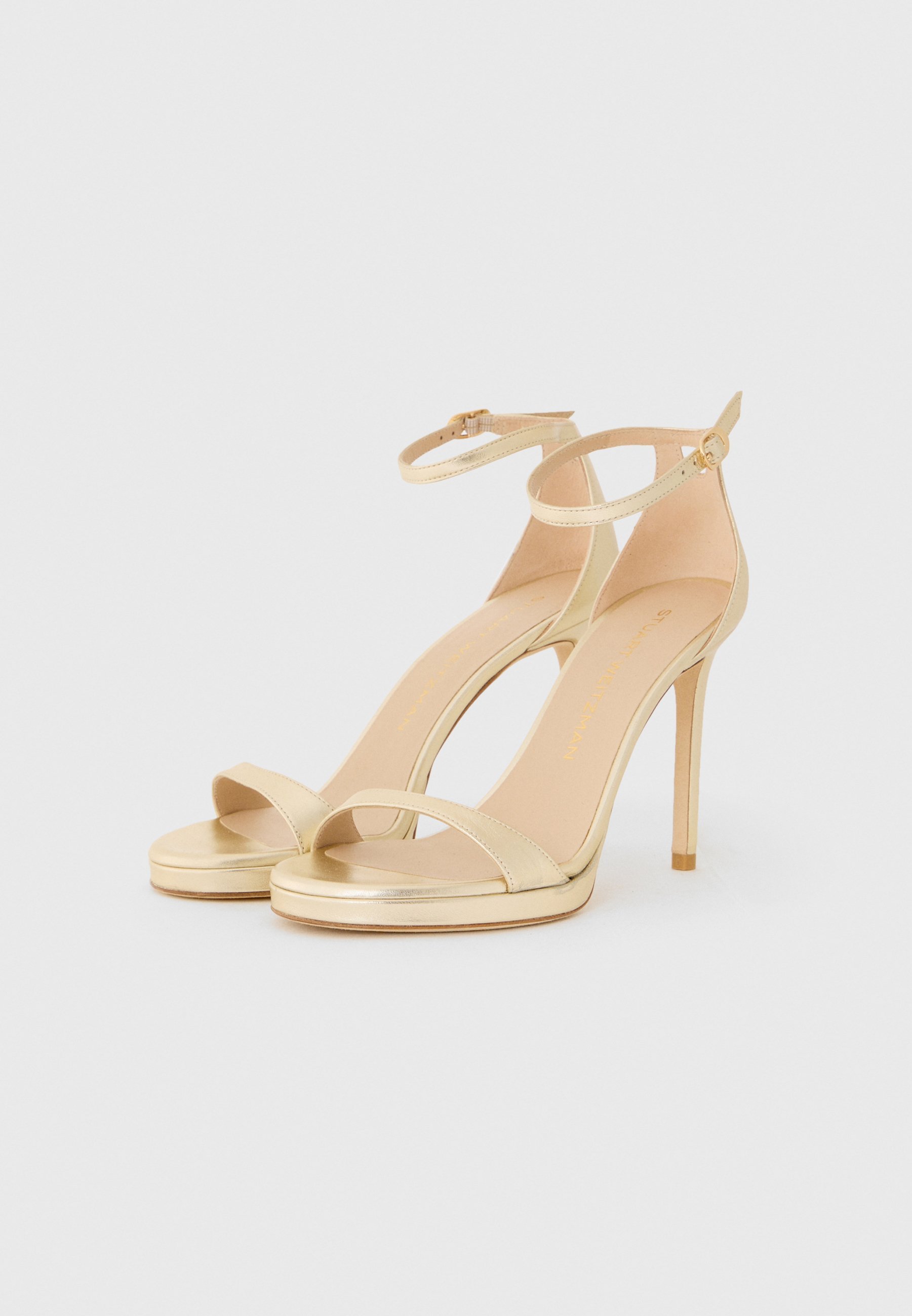 Sandales à talons hauts Stuart Weitzman - couleur or clair