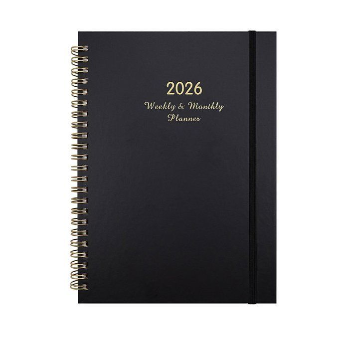 A5 Weekly Planner - DEMA - A5 Format - Spiral Binding - Integrated 2026 Calendar - Removable Pages