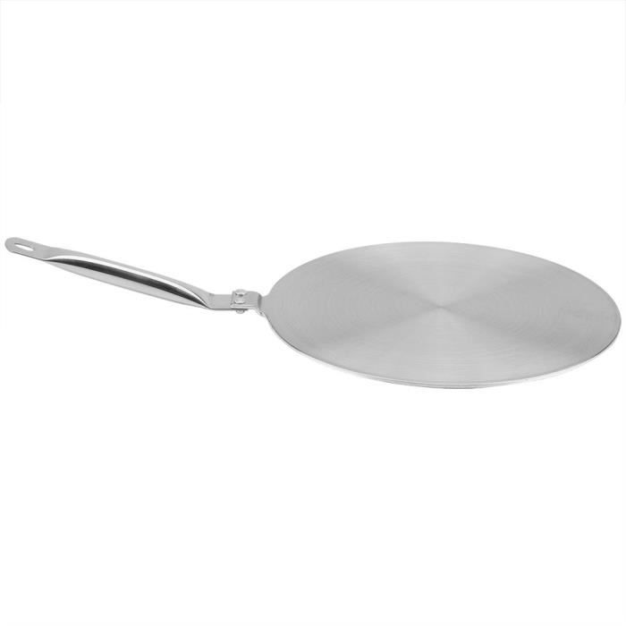 Adaptateur de plaque de conduction thermique pour cuisinière à induction en acier inoxydable (20 cm)-TAM